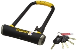 On-Guard Accesorio On-Guard ONGUARD 8000 Brute 4.4 "x 10.2" candado en U, Unisex, 45008000, Black, Yellow, 4.4 Inches x 10.2 Inches