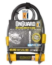 On-Guard Accesorio ONGUARD Bulldog DT 8012 Bike U Lock with Cable - Sold Secure Silver