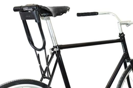 oopsmark Cerraduras de bicicleta Oopsmark Funda U-Lock para candados de Bicicleta Kryptonite - Cuero Negro