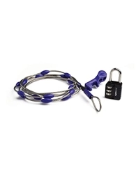 Pacsafe Wrapsafe Adjustable Cable Lock Correa para Mochila, 250 cm, Gris