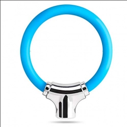 PIANAI Accesorio PIANAI Mini Candado Bicicleta [30Cm Cable] [Llave] [Exterior] Ideal para Bicicleta Monopatín Paseante Cortacésped Y Otro Equipo, Azul