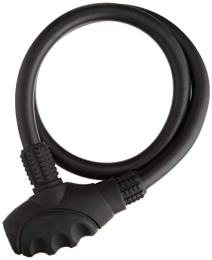 Prophete Cerraduras de bicicleta Prophete Unisex - Adultos Cable Candado Memory Lock Medida: 800 mm, Ø 15 mm, Negro, One Size