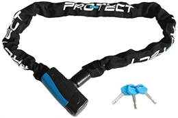ProTect Cerraduras de bicicleta Protect Pro-TECT Art-3 Opal Chain Cerradura, Unisex, Negro, 100 cm