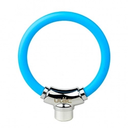 Qaoping Cerraduras de bicicleta Qaoping Bicicleta Combo Lock Dígitos de Cables de Espiral extendido Combinación Reasable Peso Ligero Tamaño Compacto Portátil-Negro (Color : Blue)