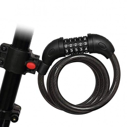 SGSG Accesorio SGSG Candado de Seguridad para Bicicleta Candado de Cable de combinación reiniciable de 5 dígitos para Bicicleta, 3.9 pies x 0.4 Pulgadas