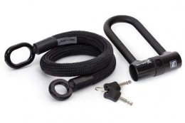 Texlock X-Lock - Antirrobo Indestructible U (80 cm), color negro