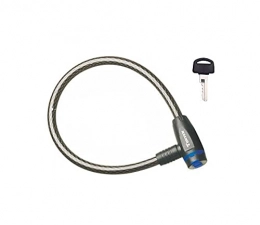 TIYO Cable antirrobo Ø 15 x 800 mm, 2 llaves, incluye soporte