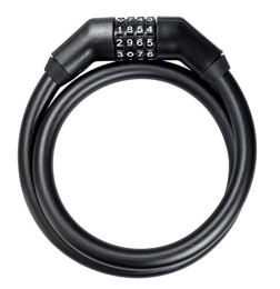 Trelock Accesorio Trelock BC 360 / 110 / 6 Code - Cadena antirrobo con combinación numérica (110 cm), Color Negro