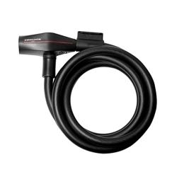 Trelock Cerraduras de bicicleta Trelock Candado de Cable en Espiral 2231263301, Unisex-Adulto, Negro, 180cm / Ø12 mm