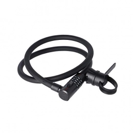 Trelock Cerraduras de bicicleta Trelock Unisex - Adulto Cerradura de Cable de combinación 2231260891, Negro, 85 cm