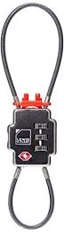 Lewis N. Clark Cerraduras de bicicleta TSA-Approved Triple Security Lockdown Lock with Two Steel Cables, Multi, One Size