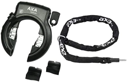 Unbekannt Cerraduras de bicicleta Unbekannt AXA Defender 140 - Candado para bicicleta con cadena, color negro mate
