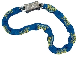 Viro Accesorio Viro 4247.1 Bloqueador de cadena con cadena de 120 cm con funda de tejido azul, sección de cadena de 10 mm, fabricado en Italia