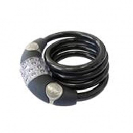 WeiCYN Accesorio WeiCYN candado Resistente y portátil – Candado de Cable, Ligero, Ligero y Ligero para Cadena de Bicicleta, tamaño: 48 Pulgadas (Longitud) x 0.5 Pulgadas (diámetro), Color: Negro, Negro