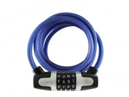 Wordlock Accesorio Wordlock cl-434-bl Regalo (4dgitos) 8mm WLX combinacin candado de Bicicleta, Color Azul