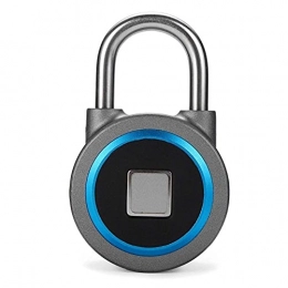 XIEZI Accesorio XIEZI Bicicleta Bassword Lock Impermeable Keyless Lock Aplicación Administrar Smart Bluetooth Candado Huella Digital Desbloqueo De Puerta (Color: Juego A)