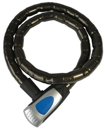 XLC Cerraduras de bicicleta XLC Dill HWZK500 – Candado de Cable Armado, Unisex, 2502331000, Negro, 120 x 10 x 10 cm