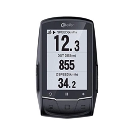 ASKLKD Accesorio ASKLKD GPS odómetro de la bicicleta, USB recargable Wireless Road odómetro de la bicicleta retroiluminado IPX6 impermeable de pantalla de alta definición de 2, 6 pulgadas Suministros de bicicletas Acce