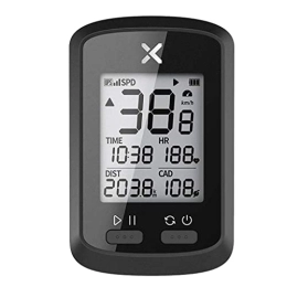 BESSTUUP Para G+ G GPS Bike Ordenador Inalámbrico Bluetooth Bicicleta Velocímetro Odómetro, Ordenador Recargable Ciclismo con Pantalla LCD Automática Retroiluminación, IPX7 - G+