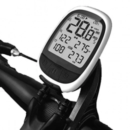 ZXCVAM Ordenadores de ciclismo Bicicletas ordenador GPS multi-función inalámbrico medidor de código Bluetooth ANT+impermeable velocímetro luminoso