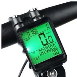 CUCUFA Ordenadores de ciclismo Bike Speedometer, Bicycle Speedometer Inalámbrico Bicicleta De Bicicleta Impermeable Bike Odometer Speedómetro Velocidad Precisa