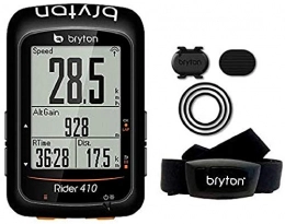 Bryton Ordenadores de ciclismo Bryton Rider 410T GPS Ciclismo, Negro, 2.3