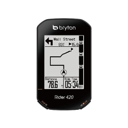 Bryton Ordenadores de ciclismo Bryton Rider 420 E Ciclocomputador GPS, Sin género, Negro, Talla Única