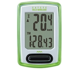 CatEye Ordenadores de ciclismo CatEye Cc-Vt230W - Contador inalámbrico, Color Verde