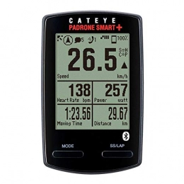 CAT EYE Accesorio Cateye Padrone Smart + CC de sc100b-Ordenador para Bicicleta, 0.2, Color Negro