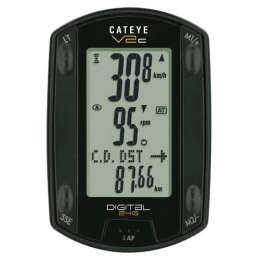 CatEye Accesorio CatEye v2 C inalámbrico TR200 Ciclismo Ordenador – Negro