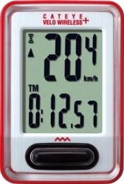 CatEye Ordenadores de ciclismo CatEye Velo Wireless+ CC-VT210W - Ciclocomputador Rojo Rojo
