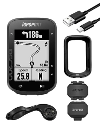 iGPSPORT Accesorio Conjunto iGPSPORT BSC200 GPS Computadora de Bicicleta Ciclocomputador 30 Horas Batería Duración 2, 5’’ Ahorro Energía Pantalla, IPX7, Admite BLE5.0 & Ant+