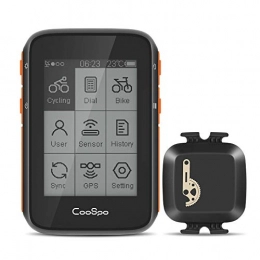 CooSpo Ordenadores de ciclismo CooSpo Bike Computer GPS Bike Cadence Speed Sensor Bike Speedometer Odometer Cycling Sensor for Road MTB Bicycle Support Bluetooth 4.0 Ant+