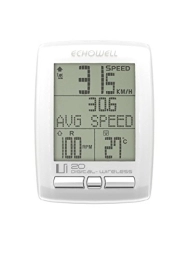 Echowell Ordenadores de ciclismo Echowell UL20 - Ciclocomputador, Color Blanco