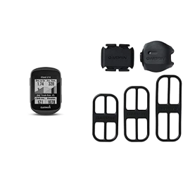 Garmin Accesorio Garmin Edge 130 Plus Ciclocomputador, Color Negro, Talla única + Garmin Sensor de Velocidad 2 y Sensor de cadencia 2, la cadencia y la Distancia Mediante Ant+ o Bluetooth LE