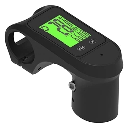  Accesorio GPS Ciclismo ComputerStem con ordenador con pantalla LCD Retroiluminación bicicleta velocímetro y odómetro para bicicleta de montaña negro impermeable portátil para escalada