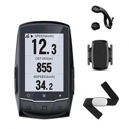 HJTLK Ordenadores de ciclismo HJTLK Computadora de Bicicleta, velocímetro de navegación GPS para computadora de Bicicleta Conectar con Monitor de cadencia / Hora / medidor de Potencia (no Incluido)