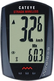 HSJ Ordenadores de ciclismo HSJ WDX- Bicicleta inalámbrica Ordenador odómetro Negro Medida de Velocidad (Color : Black)