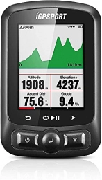HSJ Ordenadores de ciclismo HSJ WDX- GPS Cronógrafo, retroiluminación Luminosa y Ritmo cardíaco. Medida de Velocidad