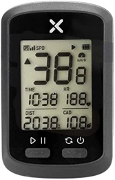 HSJ Ordenadores de ciclismo HSJ WDX- Mesa de código de equitación GPS de Bicicleta Medida de Velocidad (Color : Black, Size : One Size)