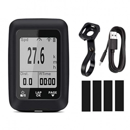 HYDDG Ordenadores de ciclismo HYDDG GPS para bicicleta, velocímetro Bluetooth ANT Ciclismo con pantalla retroiluminada de 2 pulgadas IPX7, resistente al agua, inalámbrico, odómetro para ciclismo