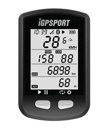 iGPSPORT Ordenadores de ciclismo IGPSPORT GPS - Medidor de velocidad de bicicleta impermeable inalámbrico Ant+ iGS10 ciclo para ordenador de bicicleta