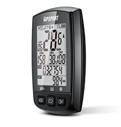 iGPSPORT Accesorio iGPSPORT Ordenador de Bicicleta GPS Ant+ función iGS50E velocímetro inalámbrico Pantalla Grande Recargable Ciclismo odómetro Impermeable