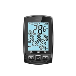Koliyn Accesorio koliyn Tabla de código GPS de Bicicleta inalámbrica, Pantalla de retroiluminación LCD Multifuncional ipx7 Impermeable Adecuado para Equipos de Ciclismo al Aire Libre