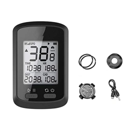 Koliyn Ordenadores de ciclismo koliyn Tabla de código GPS Inteligente para Bicicletas, conexión Bluetooth a la aplicación móvil para controlar la Pantalla de retroiluminación Impermeable LCD