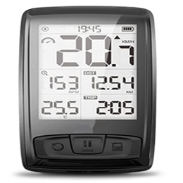 KUANDARGG Ordenadores de ciclismo KUANDARGG GPS Portátil Ordenador De Ciclismo Bicicleta Pantalla IML Fuerte Velocímetro Sensor De Velocidad / Cadencia Ciclismo Impermeable