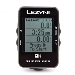 LEZYNE Ordenadores de ciclismo Lezyne Computer Super GPS, Negro, 1 de GPS de spr-69 V106