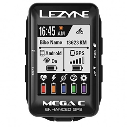 LEZYNE Ordenadores de ciclismo Lezyne Mega C - GPS, Color Negro, Color Negro