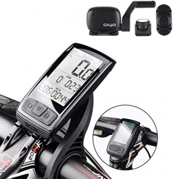 LFDHSF Accesorio LFDHSF Cuentakilmetros cuentakilmetros inalmbrico para Bicicleta con Sensor de cadencia, Pantalla LCD retroiluminada Bluetooth y Tabla de cdigos de Ciclismo Ant +