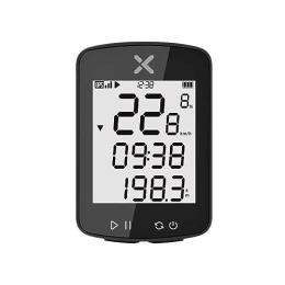 Lixada Accesorio Lixada Ciclocomputador Inalámbrico GPS: Velocímetro para Bicicleta de Carretera y MTB, Resistente al Agua IPX7, con Transmisión Ant+ para Sensores Externos, Pantalla LCD de 2, 2